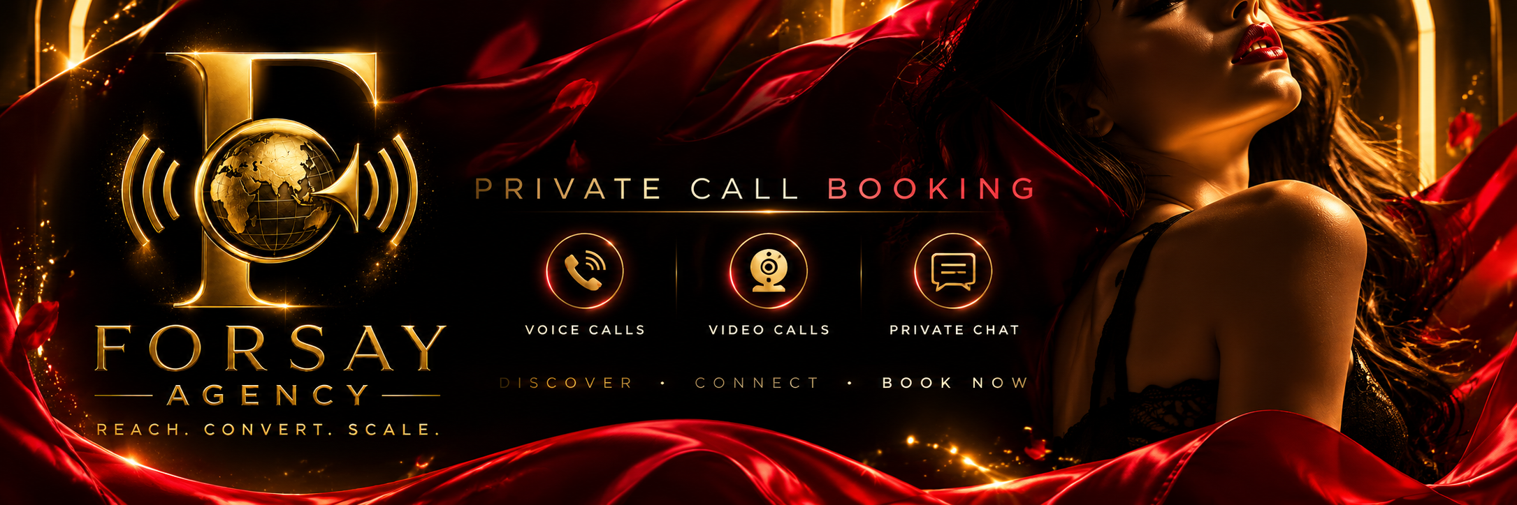 Forsay private call booking banner